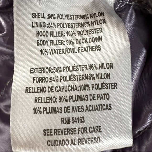 Andrew Marc Packable lightweight premium Down jacket Silver Size medium - Picture 9 of 11